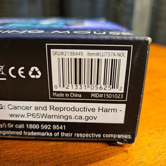 LVLUP RGB Pro USB Gaming Mouse Backlit LU737A-NOC Computer Accessory Wired - Picture 8 of 8